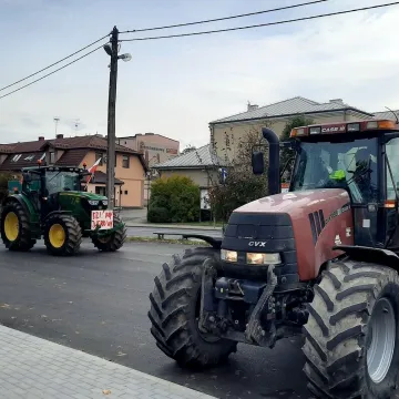 Protest rolników w Przedborzu