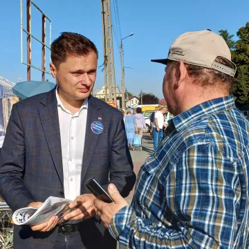 Krzysztof Ciecióra rozpoczął kampanię w terenie