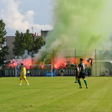 Kibice i doping na meczu RKS Radomsko – FA GKS Bełchatów