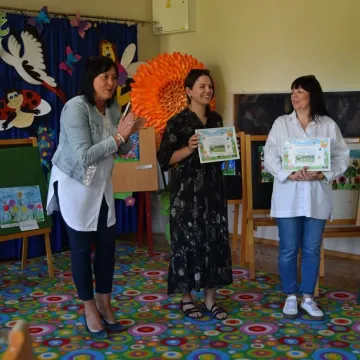 Wiosenne malowanie w PP 9 w Radomsku