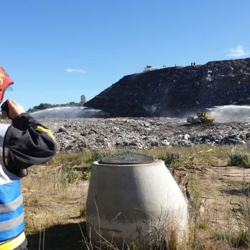 Strażacy z powiatu radomszczańskiego ćwiczyli w Ruszczynie