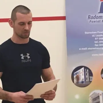 Turniej w squasha o Puchar Starosty Radomszczańskiego 