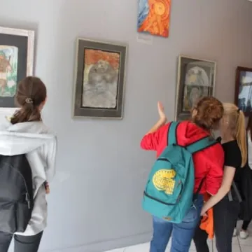 Spotkanie z Jerzym Przybyłem na finisażu wystawy „Rok Słowiański”