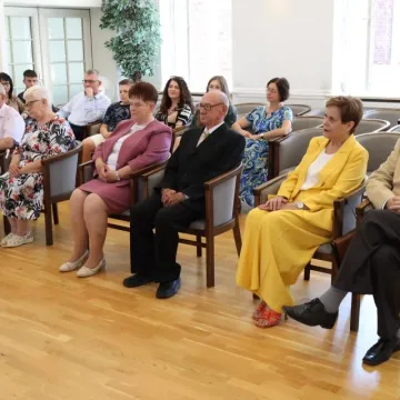 Złoci małżonkowie uhonorowani medalami