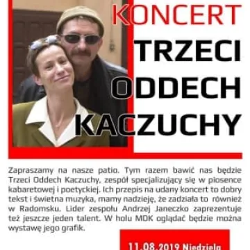 Zaproszenie na koncert „Trzeci Oddech Kaczuchy”