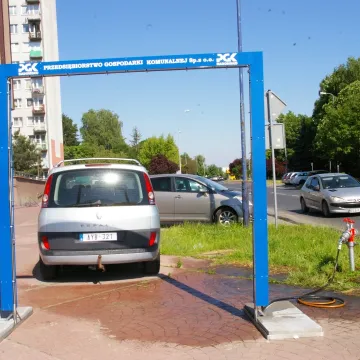 W Radomsku pojawiły się kurtyny wodne