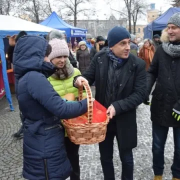 Miejska Wigilia na placu 3 Maja w Radomsku
