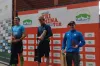 Mateusz Półrola na podium triathlonu w Radkowie