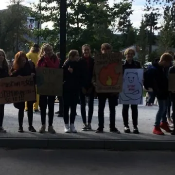 Strajk Klimatyczny w Radomsku: Dziś powietrze pachnie jak ostatnie dni planety 