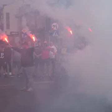 Kibice RKS Radomsko oddali hołd powstańcom warszawskim