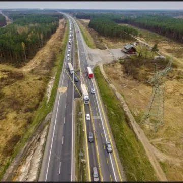 Budowa A1. Postęp prac przy odc. Radomsko - granica województwa 