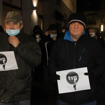 Wolne media, wolni ludzie. Protest w Radomsku