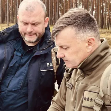 Manewry klas mundurowych ZSP 1 w Radomsku