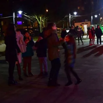 Zabawa sylwestrowa w parku Świętojańskim