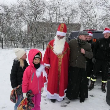 Święty Mikołaj odwiedził Strzałków
