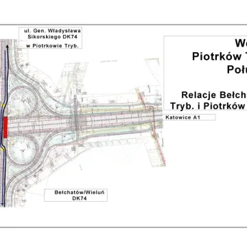 Zmiany na węzłach A1 w PiotrkowieTrybunalskim