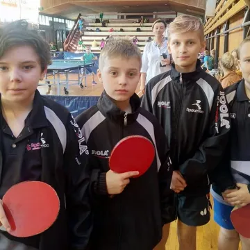 Sebastian Musiał z medalami mistrzostw województwa w tenisie stołowym