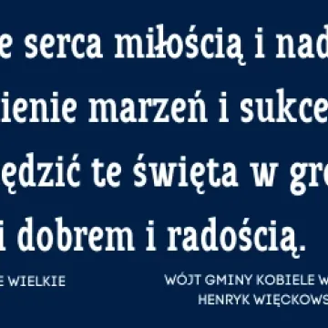 Życzenia z okazji Świąt Bożego Narodzenia