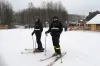 Policjanci na nartach patrolują „Górę Kamieńsk”