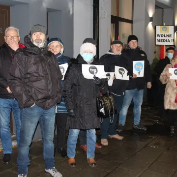 Wolne media, wolni ludzie. Protest w Radomsku