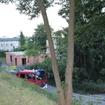 Pożar byłych warsztatów Elektryka