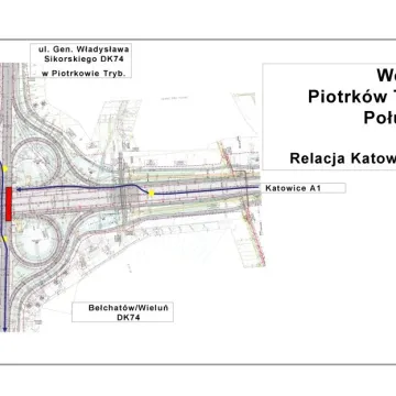 Zmiany na węzłach A1 w PiotrkowieTrybunalskim