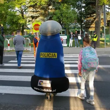 Przypominali, jak bezpiecznie dotrzeć do szkoły