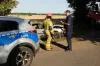 Gm. Wielgomłyny: pijany 38-latek wjechał w drzewo. Został przewieziony do szpitala
