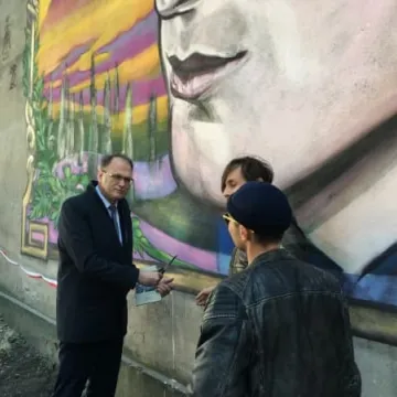 Odsłonięto mural przy Kościuszki w Radomsku 