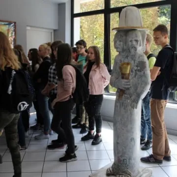 Spotkanie z Jerzym Przybyłem na finisażu wystawy „Rok Słowiański”