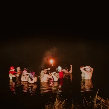 Sylwestrowo-noworoczne morsowanie