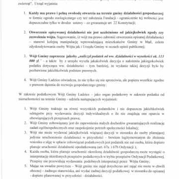 Spór wójta gminy Ładzice i prywatnego przedsiębiorcy z Radomska. Zobacz oświadczenie Krzysztofa Ciupińskiego w tej sprawie