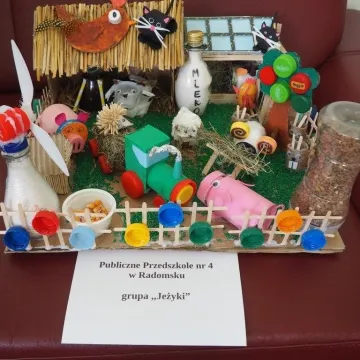 Dzieci z PP nr 3 w Radomsku wykonały najlepszą Eko-Zagrodę