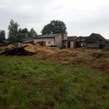 W Włynicach spłonęła stodoła