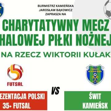 Świt Kamieńsk zagra charytatywny mecz z reprezentacją Polski w futsalu