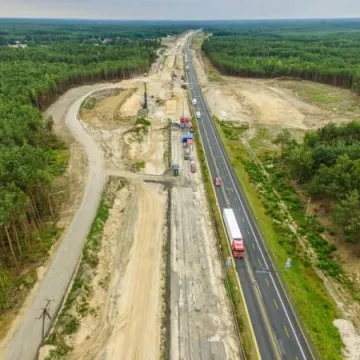 Postęp prac przy budowie autostrady A1