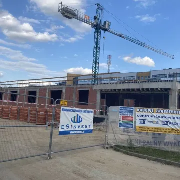 Geriatria rośnie w oczach. Trwa budowa nowego skrzydła szpitala