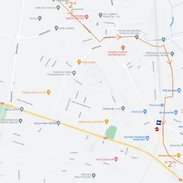 Od 6 stycznia autobusy w Radomsku pojadą objazdami