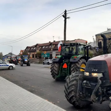 Protest rolników w Przedborzu