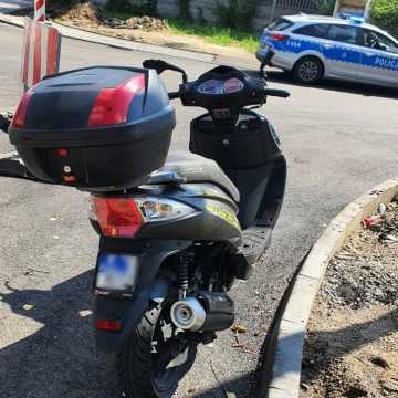Radomsko: Rowerzysta zajechał drogę i zderzył się z motorowerem