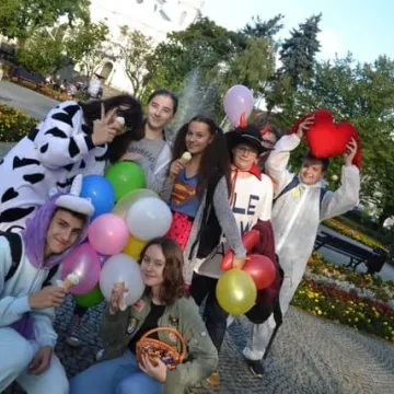 Dzień Uśmiechu na ulicach Radomska z PSP nr 7