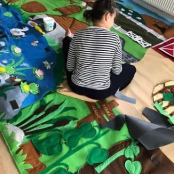 Przedszkole Skrzat ma ścianę sensoryczną