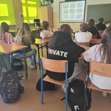 Bezpieczna wieś. Lekcja z KRUS w Dobryszycach