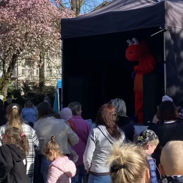 Kolory i bańki mydlane w centrum Radomska