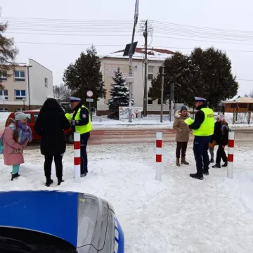 Odblaski od policjantów. Bezpieczeństwo przede wszystkim