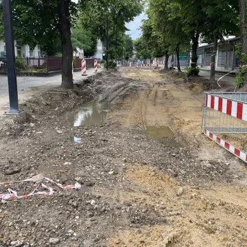 Jak postępują prace przy przebudowie ulicy Fabianiego?