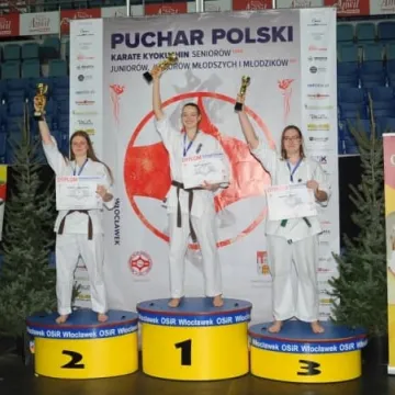 Weronika Mazur z Pucharem Polski