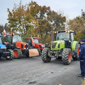 Protest rolników w Przedborzu