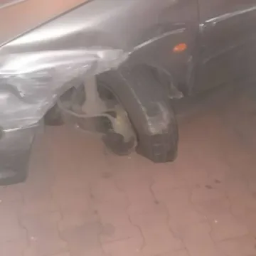 Kolizja na parkingu Galerii Radomsko