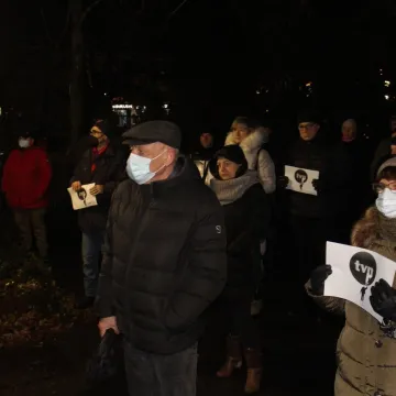 Wolne media, wolni ludzie. Protest w Radomsku